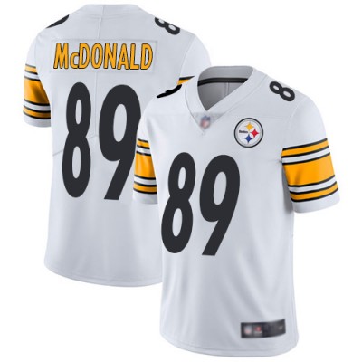Nike Pittsburgh Steelers #89 Vance McDonald White Men's Stitched NFL Vapor Untouchable Limited Jersey Men's